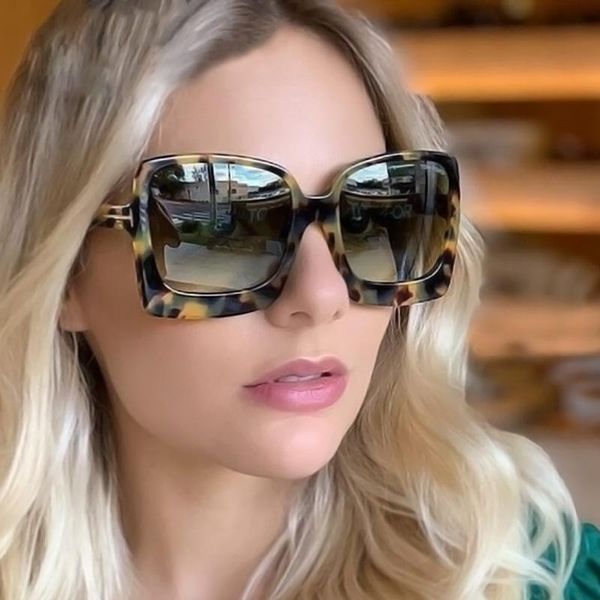 

sunglasses 2021gradient square retro women/man oversized sun glasses female fashion design uv400, White;black