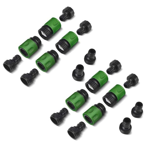 

pneumatic tools garden quick connect release water hose fittings plastic connectors, male & female 3/4 inch ght 20pcs