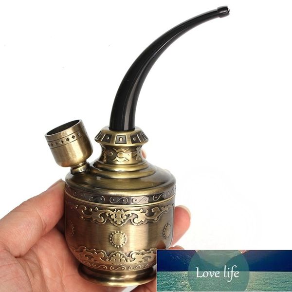 Bronzo Acqua Pipa Shisha Narghilè Sigaretta Portabottiglie Pipa Narghilè Filtro Fumo Tubo Metallico Filtro Catrame JD-128