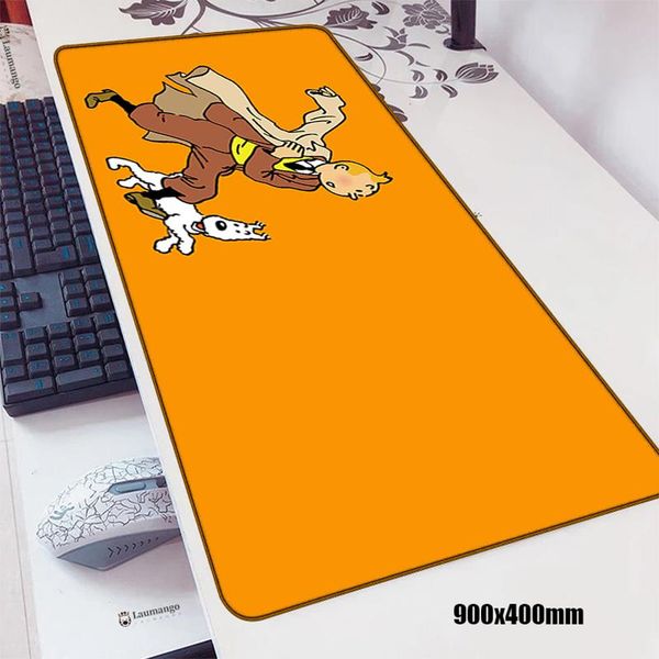 

mouse pads & wrist rests large pc mats the adventures of tintin mause pad mousepad gamer rug kawaii accessories non-slip mat mausepad gaming