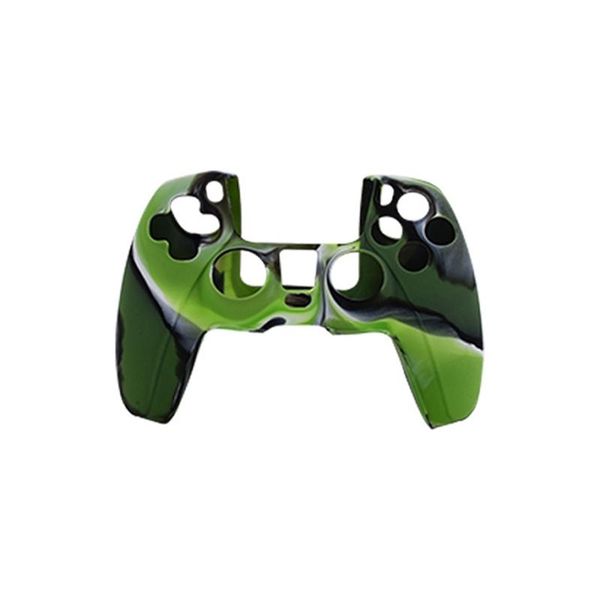 

camouflage silicone protective case cover skin for 5 ps5 controller p9ye game controllers & joysticks
