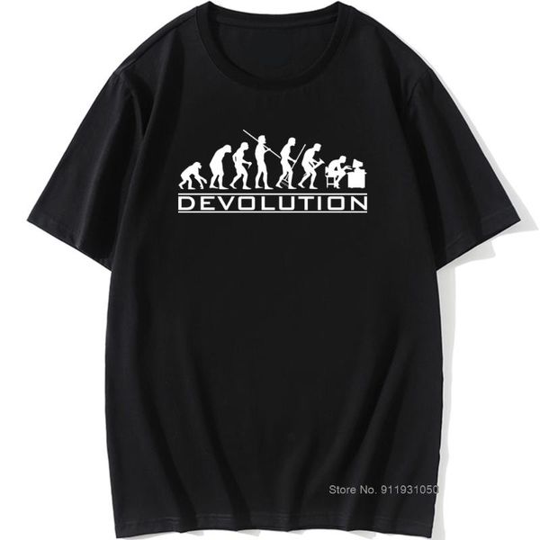 

men's t-shirts personality evolution t shirt summer ventilationprint graphic tees 100% cotton o neck comfortable t-shirt short sleeve, White;black