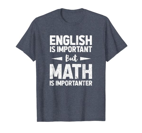 

English Is Important But Math Is Importanter Shirt, Mainly pictures