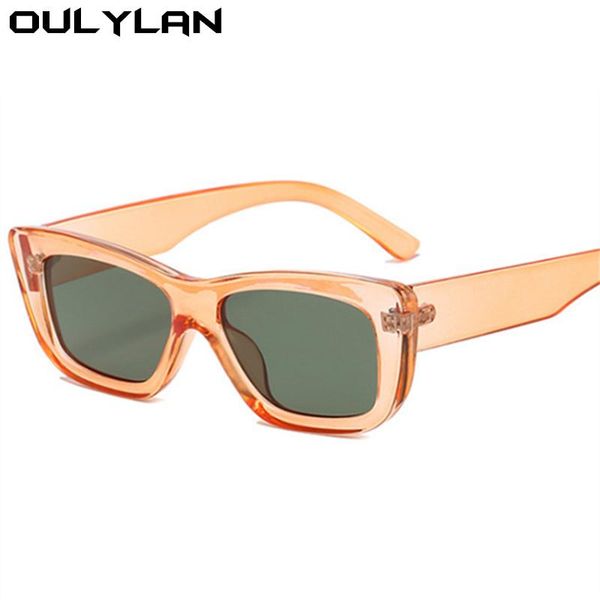 

sunglasses oulylan vintage square women fashion luxury small frame men sun glasses female feminino uv400, White;black