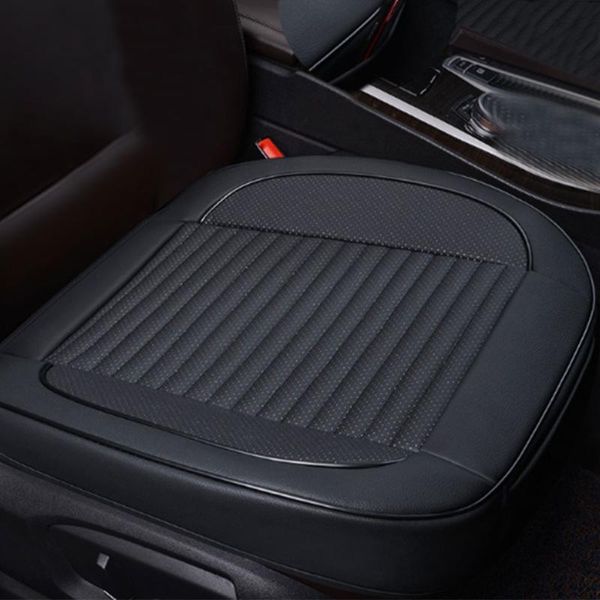 

car seat covers edge wrapping wear resistant easy clean four seasons universal soft retractable cushion pu leather cover waterproof