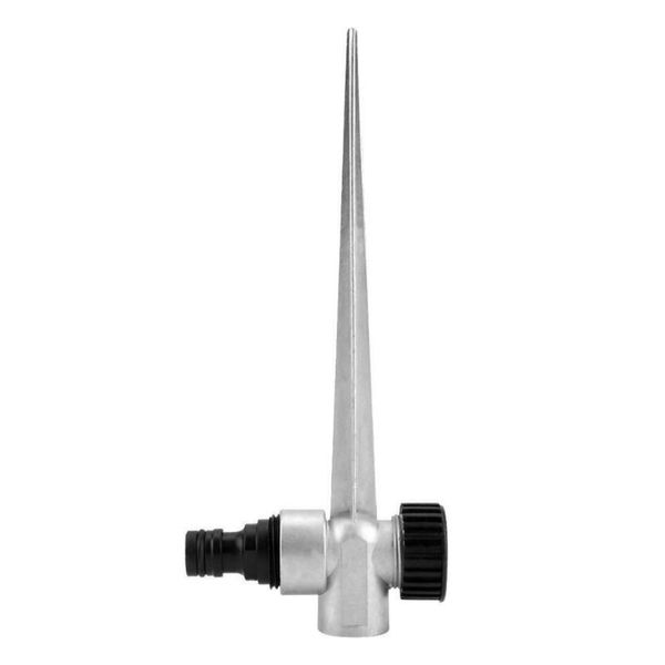 

2pcs point garden sprinkler automatic irrigation grass lawn 360 degree circle rotating watering pipe hose zinc equipments