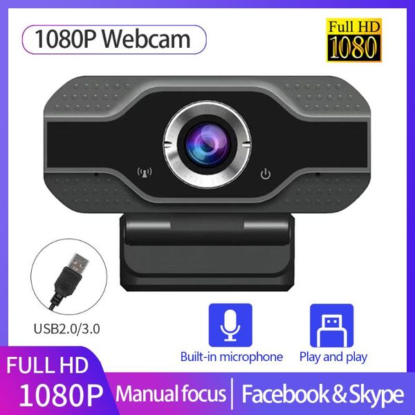 

webcams usb plug and play computer webcam full hd 1080p web camera digital webcamera with buit-in micphone for video conference