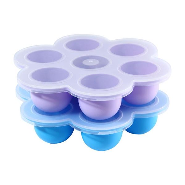 

storage boxes & bins 2pcs/set silicone egg bites molds for accessories - fits 5,6,8 qt pressure cooker ice cube tray with l