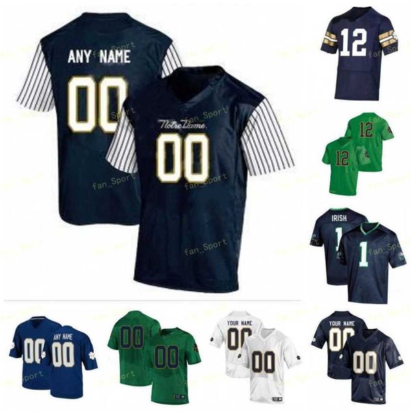

fighting irish football jersey ncaa college 2021 shamrock series 87 michael mayer 24 tremble 6 jeremiah owusu-koramoah 83 chase claypool 56, Black