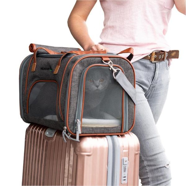 

dog car seat covers breathable nylon pet bag carriage for cat carrier snack pocket chihuahua tote luggage shoulder traveling portable backpa