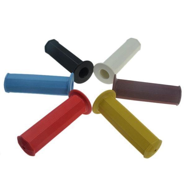 

handlebars universal motorcycle 22mm 7/8" colored soft rubber hand grip handle bar pit dirt bikes atv cafe racer custom bubber
