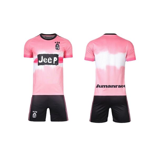 

20 / 21 short sleeve glossy plate printed soccer juve king co branded sports suit training uniform team uniform, Gray