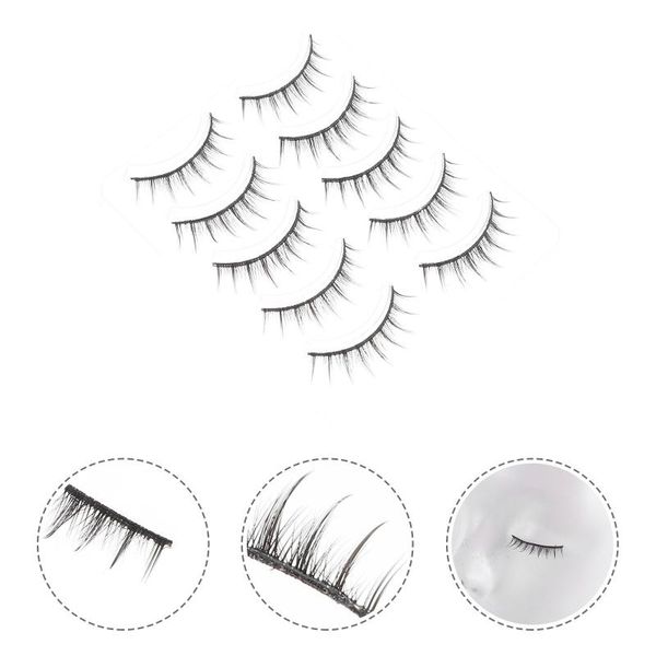 

false eyelashes 5 pairs fake artificial decors makeup for
