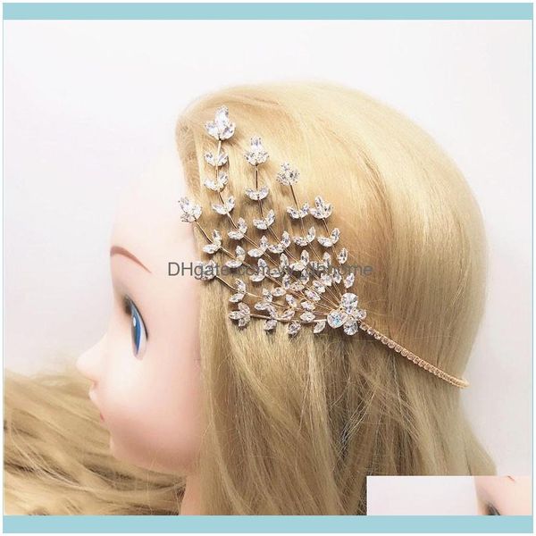 

jewelry jewelryluxury glittering zircon butterfly hair band aessories lovely princess angel wing crown charm headdress clips & barrettes dro, Golden;silver