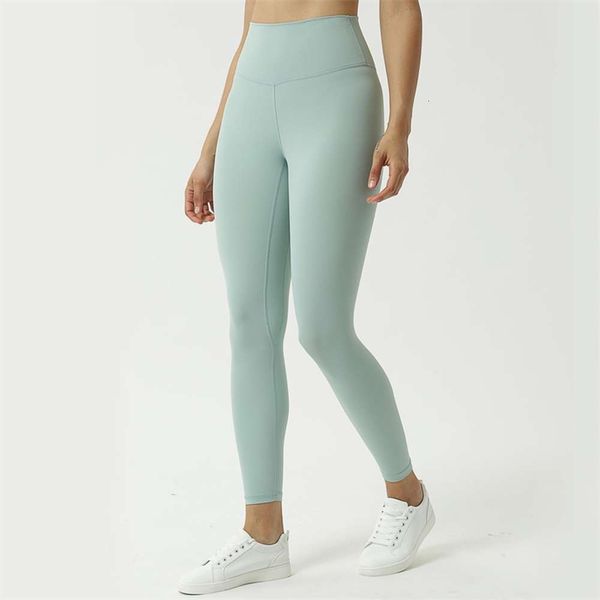 

new style double side sanding yoga pants for women, Gray