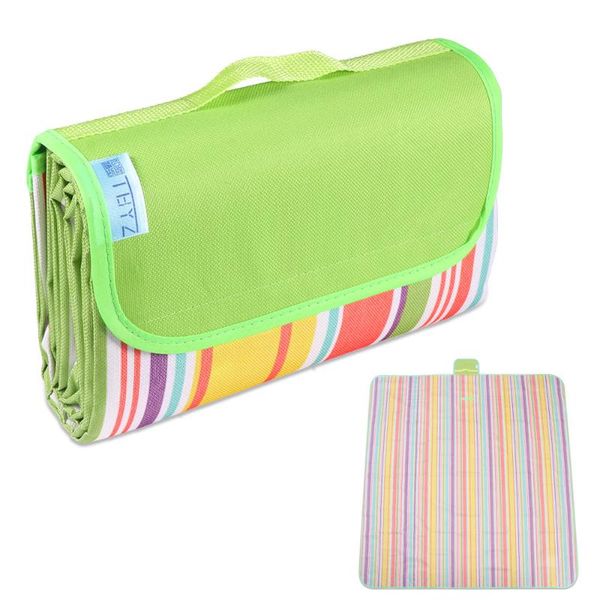

camping mat picnic beach rug oxford fabric pvc waterproof foldable portable sand for hiking outdoor mats pads