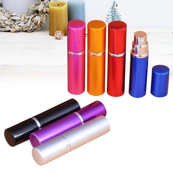 

1pc 10ml perfume aftershave atomizer refillable spray bottle portable travel colorful choose storage bottles & jars