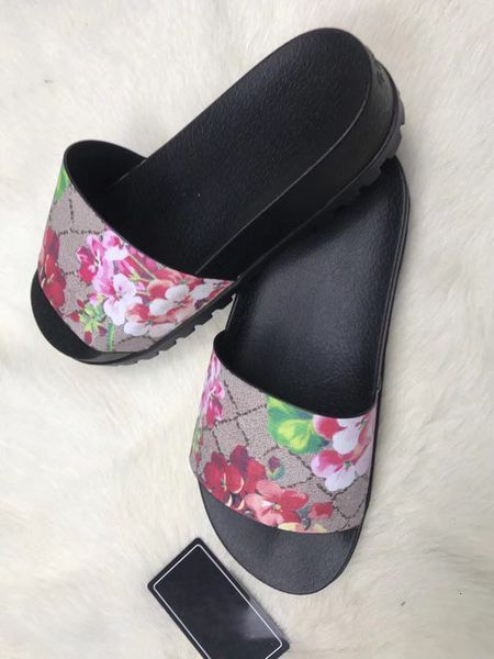 

slippers home> shoes & accessories> slippers> product detail designer slippers slides mens flip flops casual fashion animals flowe, Black