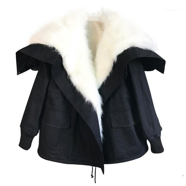 

women's down & parkas women black army green red fur hooded pocket elegant quilted coat puffer padded parka print warm winter c0376