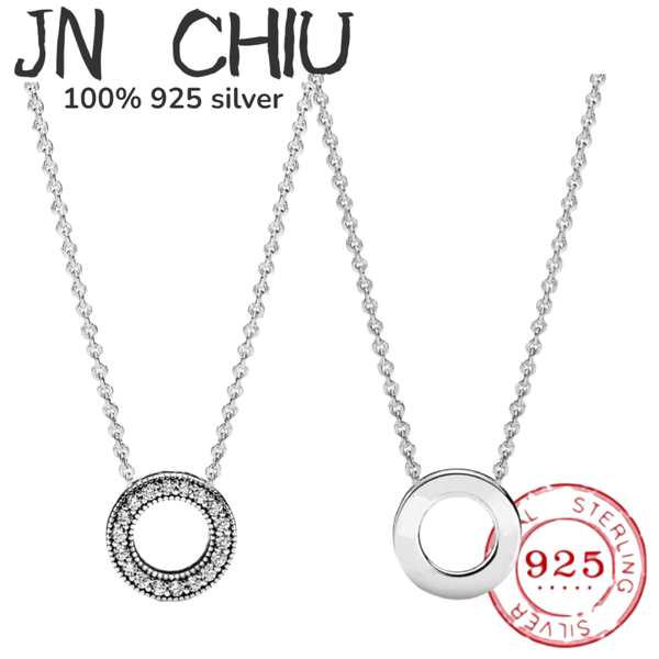

chains silver nacklace me for women 925 charm fashion jewelry sterling diy gift