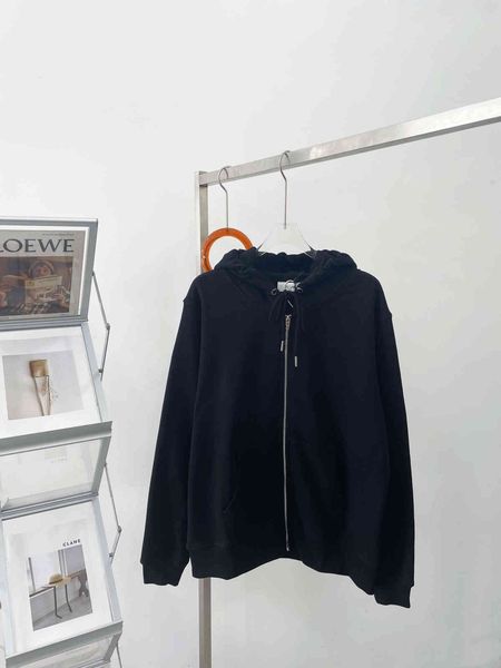 

autumn and 2021 new capsule series hat letter zipper cardigan y081704, Black