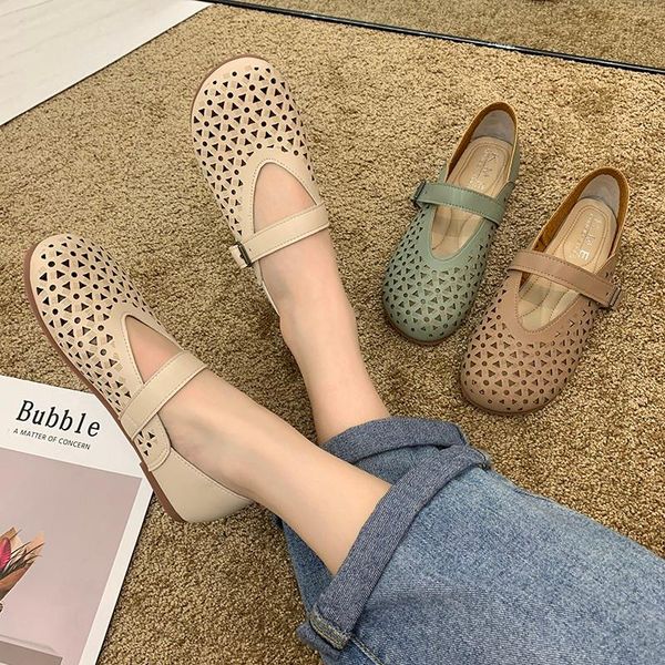 

beige heeled sandals flat summer shoes woman all-match soft black without girls 2021 fashion retro elastic band