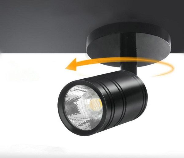 

10w dimmable cob led track light cree chip from usa,equal to 100w halogen lamp rail spotlight black or white lights