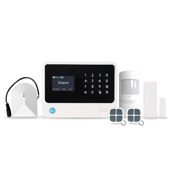 

android app control home security alarm system with wireless glass break detector gsm wifi systems