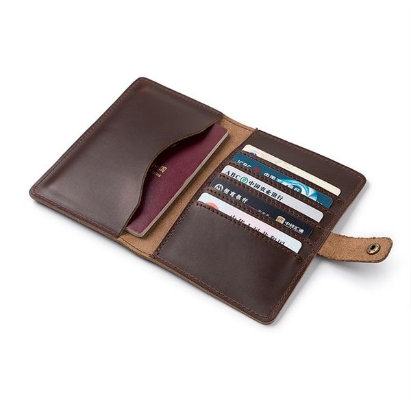 

card holders handmade genuine leather personalised passport cover men uk india customised for, Brown;gray