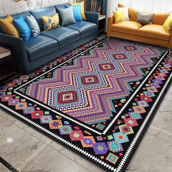 

carpets morocco style for living room bedroom area rugs vintage persian geometric home decor tapete kitchen non-slip floor mats