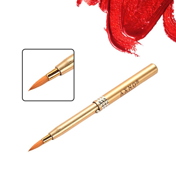 

makeup brushes tool spring single head lip brush portable with cover mini lipstick