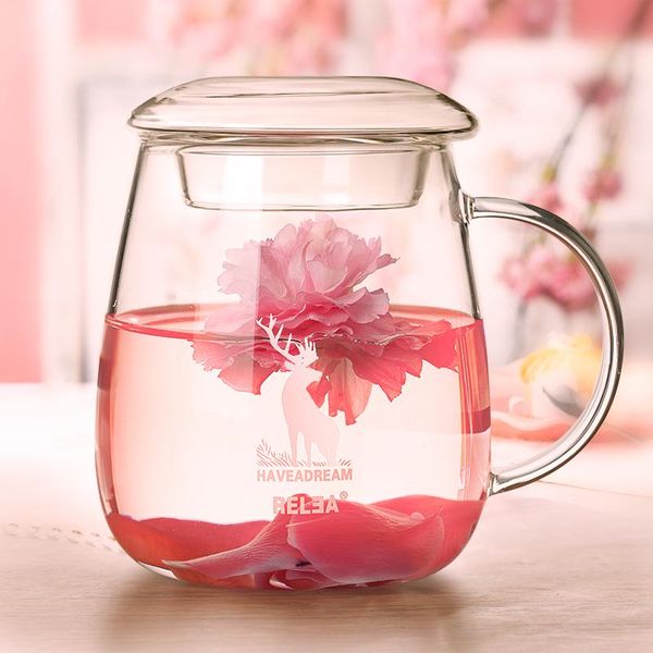 

breakfast glass cup with handle wedding water cute milk nordic vasos de cristal sakura wine glasses