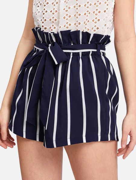 

ruffle lace up shorts beach pants 6 colors 4, White;black