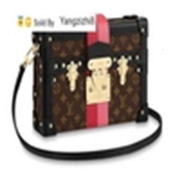 

yangzizhi8 m43872 malle petite new women fashion shows shoulder bags totes handbags handles cross body messenger bags, Black;red