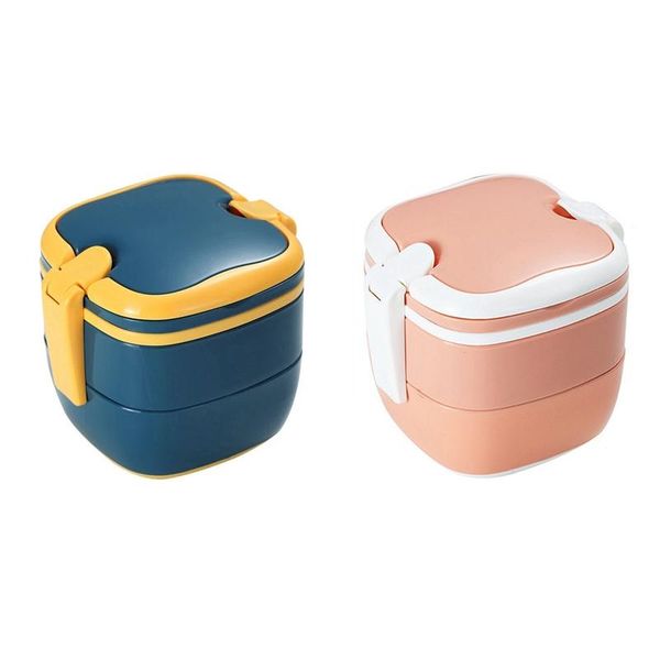 

dinnerware sets lunch box cartoon creative plastic multi-layer square