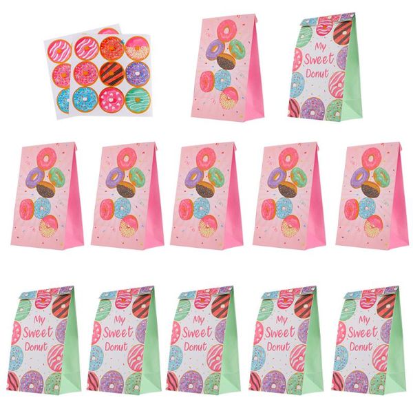 

gift wrap 1 set donut theme party candy bag biscuits for birthday
