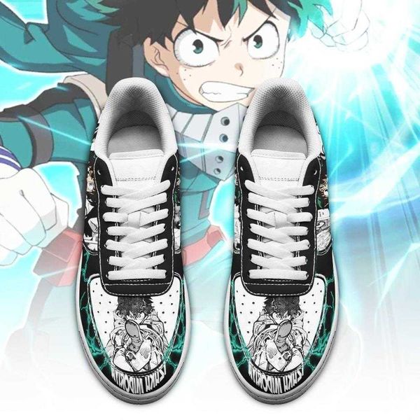 

sneakers hero midoriya my custom deku academia izuku anime shoes fan gift
