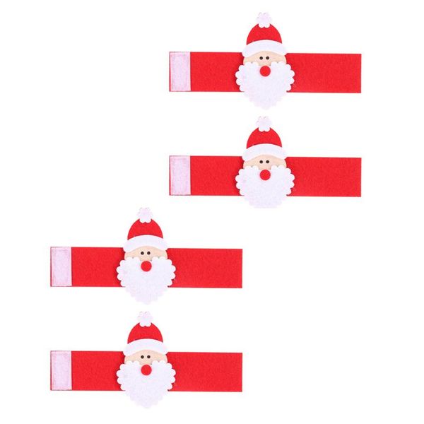 

table napkin 4pcs festive rings christmas circle decorative holder decoration