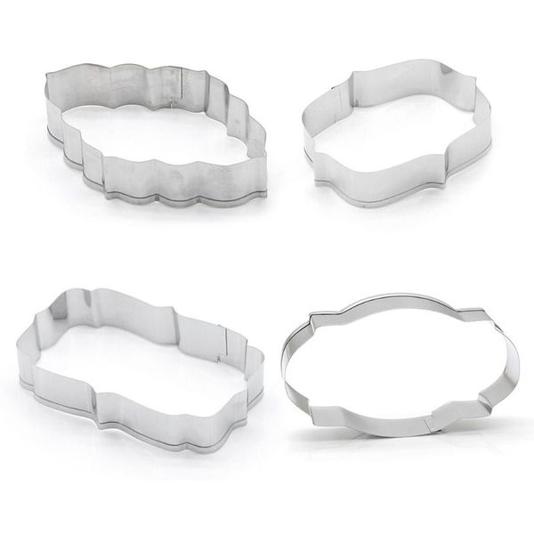 

baking moulds 4pcs stainless steel cutter decorating sugarcraft frame biscuit fondant cookie mold diy pastry tool cake