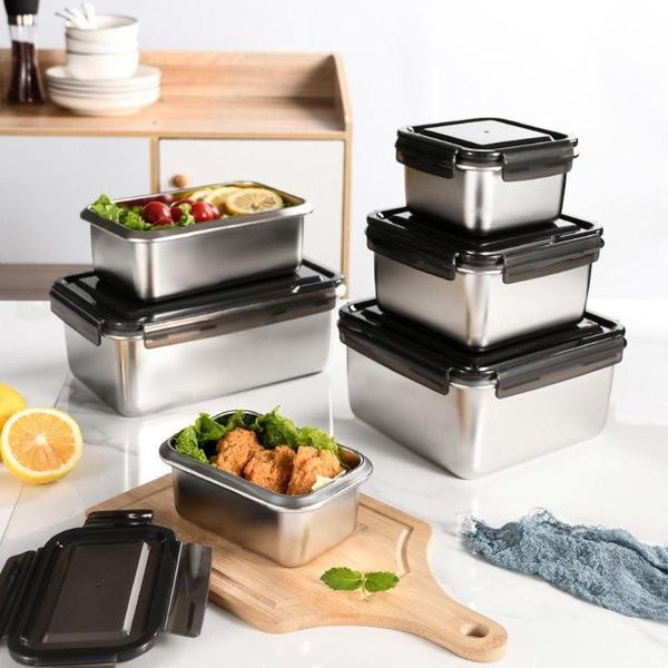 

dinnerware sets lunch box stainless steel bento for kids container leak-proof fresh-keeping