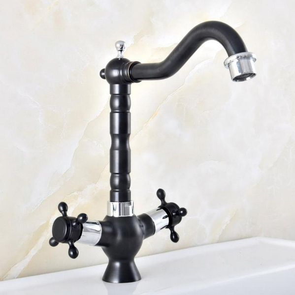 

black oil rubbed bronze silver chrome brass kitchen bathroom vessel sink basin swivel spout faucet mixer water tap anf492 faucets