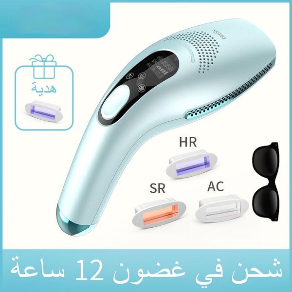 

deess gp590 permanent unlimited flashes depilador a laser removal device 0.9s ice cool ipl painless epilator