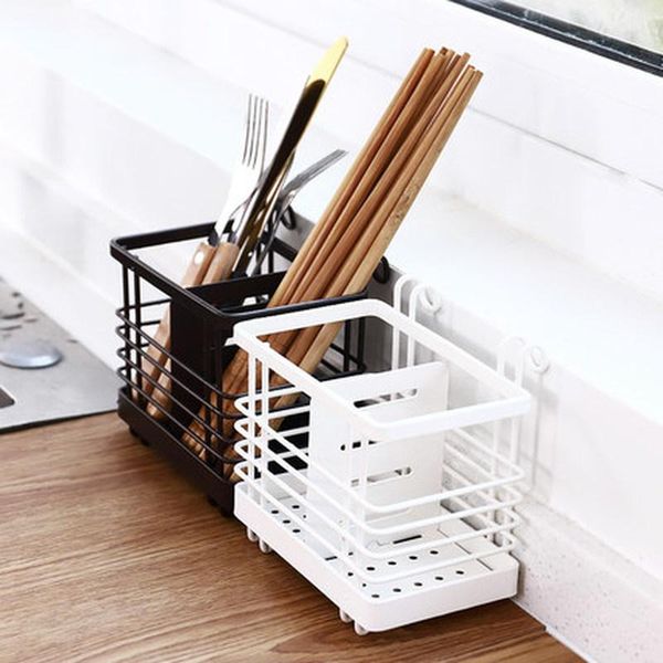 

kitchen storage & organization rack wall hanging drain box chopsticks cage spoon knife and fork shelf cutlery tool supplies