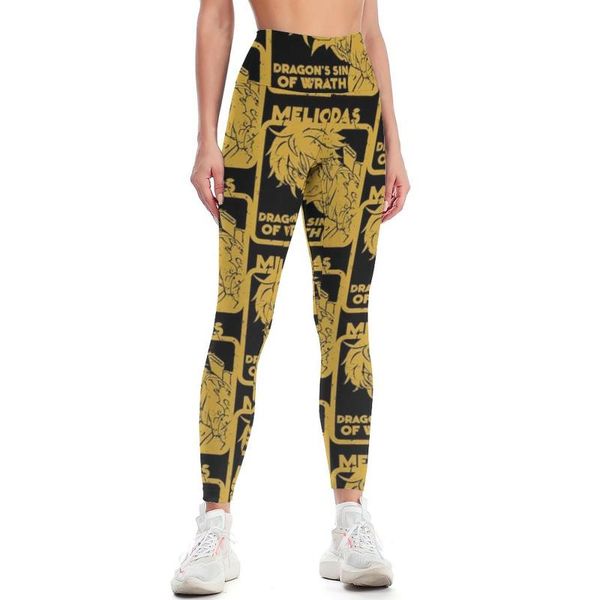 

yoga outfit meliodas leggings prints lady pants high rise petite fitness fashion