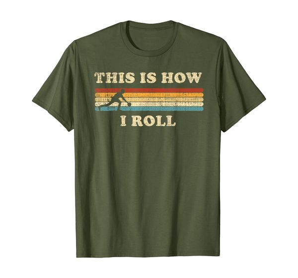 

This Is How I Roll Bowler Vintage Retro Bowling Funny Gift T-Shirt, Mainly pictures