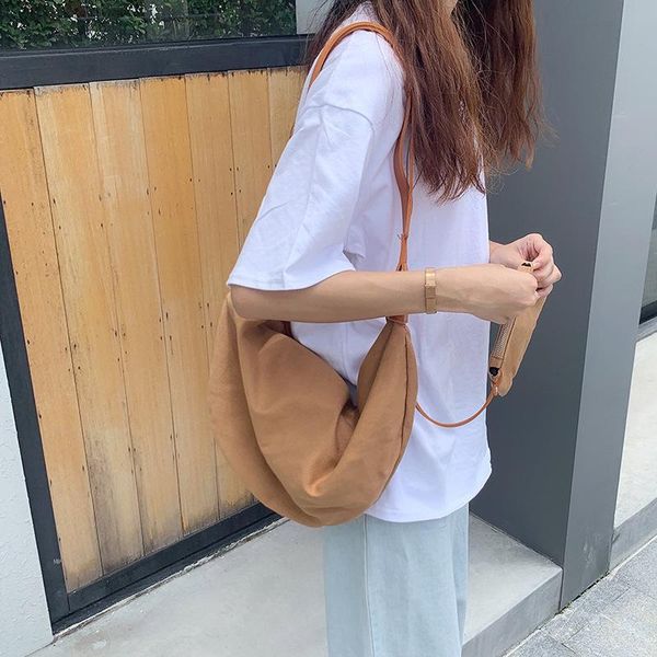 

evening bags japanese canvas one-shoulder messenger bag retro large-capacity versatile daily commute