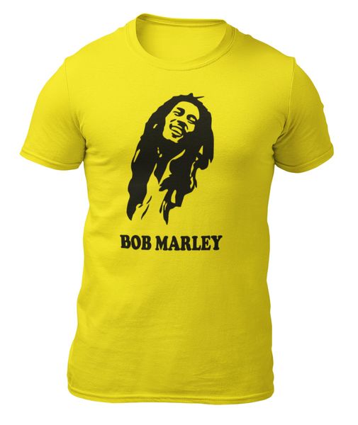

t-shirt-bob marley-t-shirt -, White;black