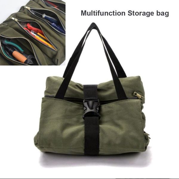 

fishing accessories multi-purpose roll up tool bag waterproof gear storage camping equipment
