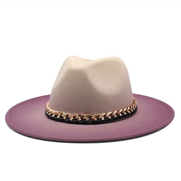 

2021 winter autumn imitation woolen women men ladies fedoras hat jazz caps european american round caps bowler hatsg, Blue;gray