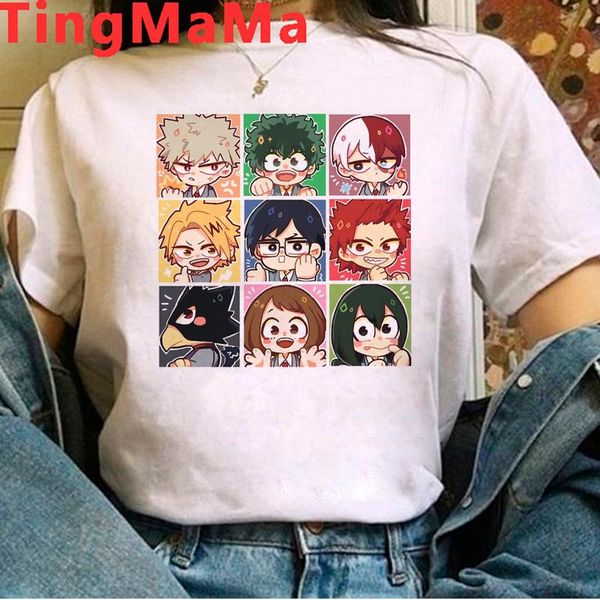 

men's t-shirts my hero academia boku no midoriya izuku deku summer t shirt male graphic tees aesthetic streetwear tshirt, White;black